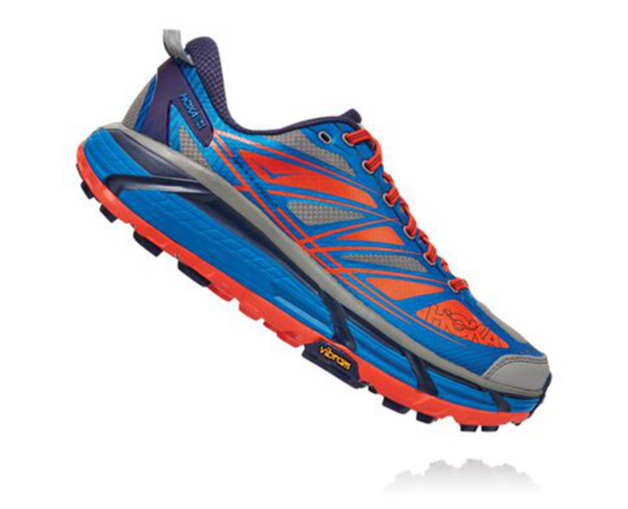 Hoka One One Trail Schoenen Heren - Mafate Speed 2 - Blauw - KA5921603